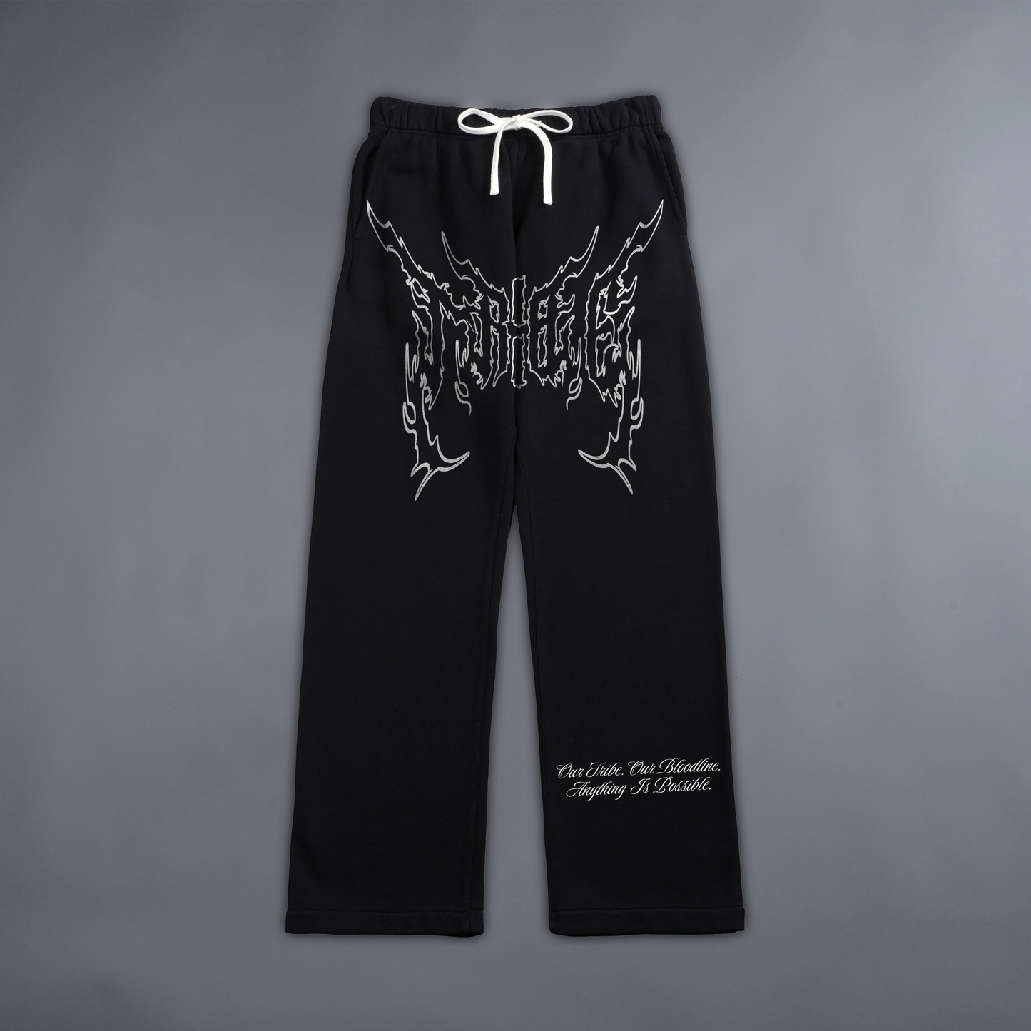 TEK VILLAINS (act 2.) '1 OF 50' LA:MADE 14oz SWEATPANTS IN BLACK