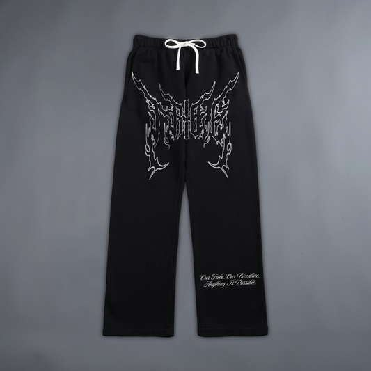 TEK VILLAINS (act 2.) '1 OF 50' LA:MADE 14oz SWEATPANTS IN BLACK