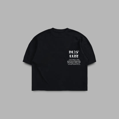 POWER OF THE DARK SIDE SS BOXY TEE IN BLACK