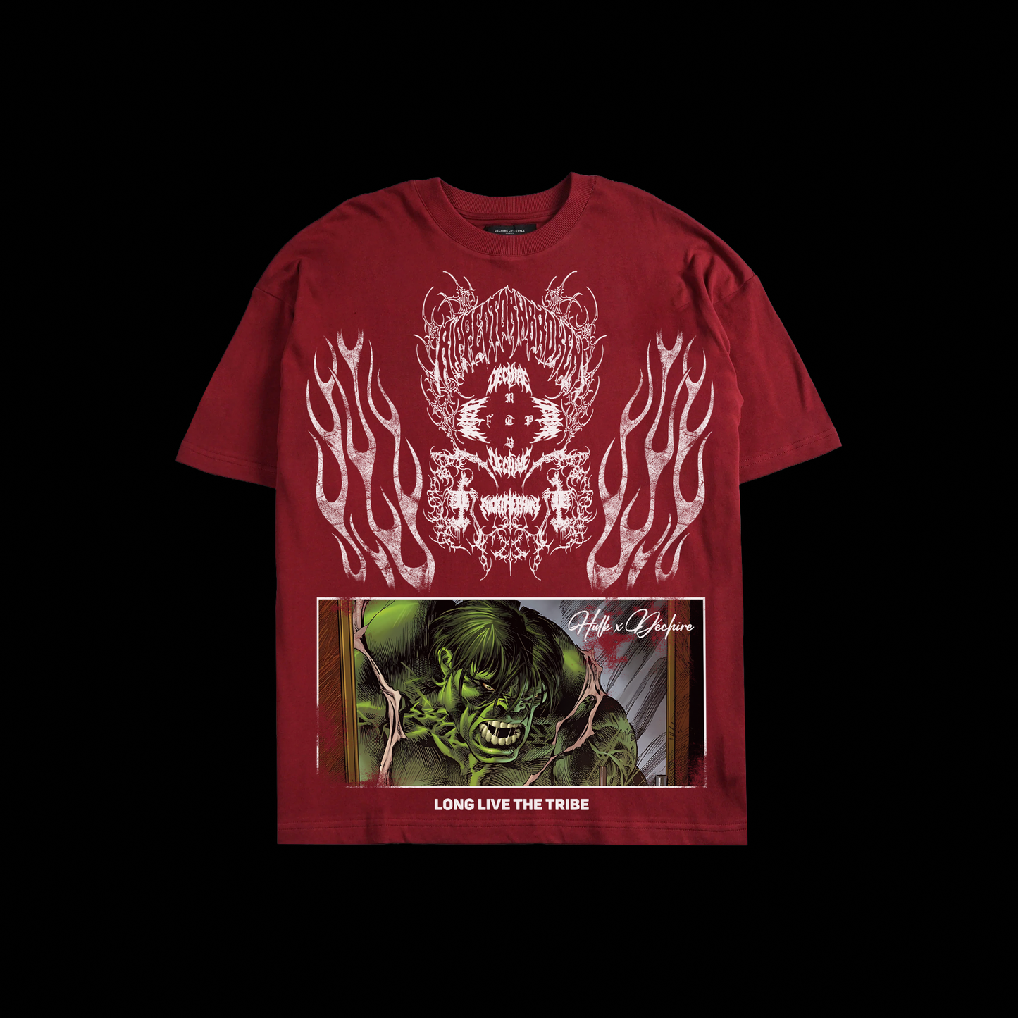HULK | THE BEGINNING '1 OF 50' OS TEE IN BLACK/BLOOD RED
