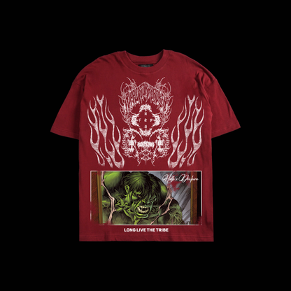 HULK | THE BEGINNING '1 OF 50' OS TEE IN BLACK/BLOOD RED