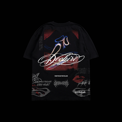 SCREAAAAM '1 OF 500' OS TEE IN BLACK