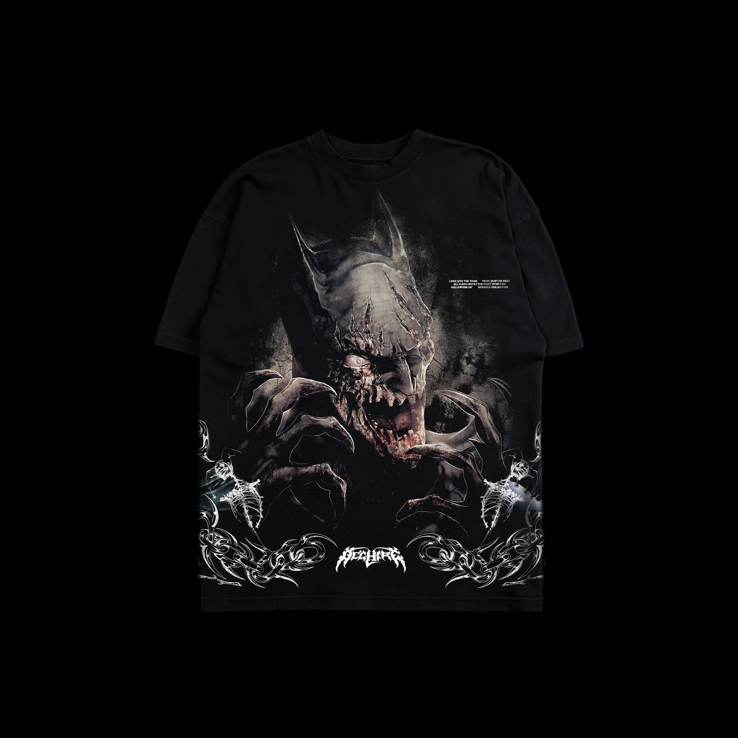UNDEAD KNIGHT | ALL FLESH ROTS 'SERIES ZERO' OS TEE IN BLACK