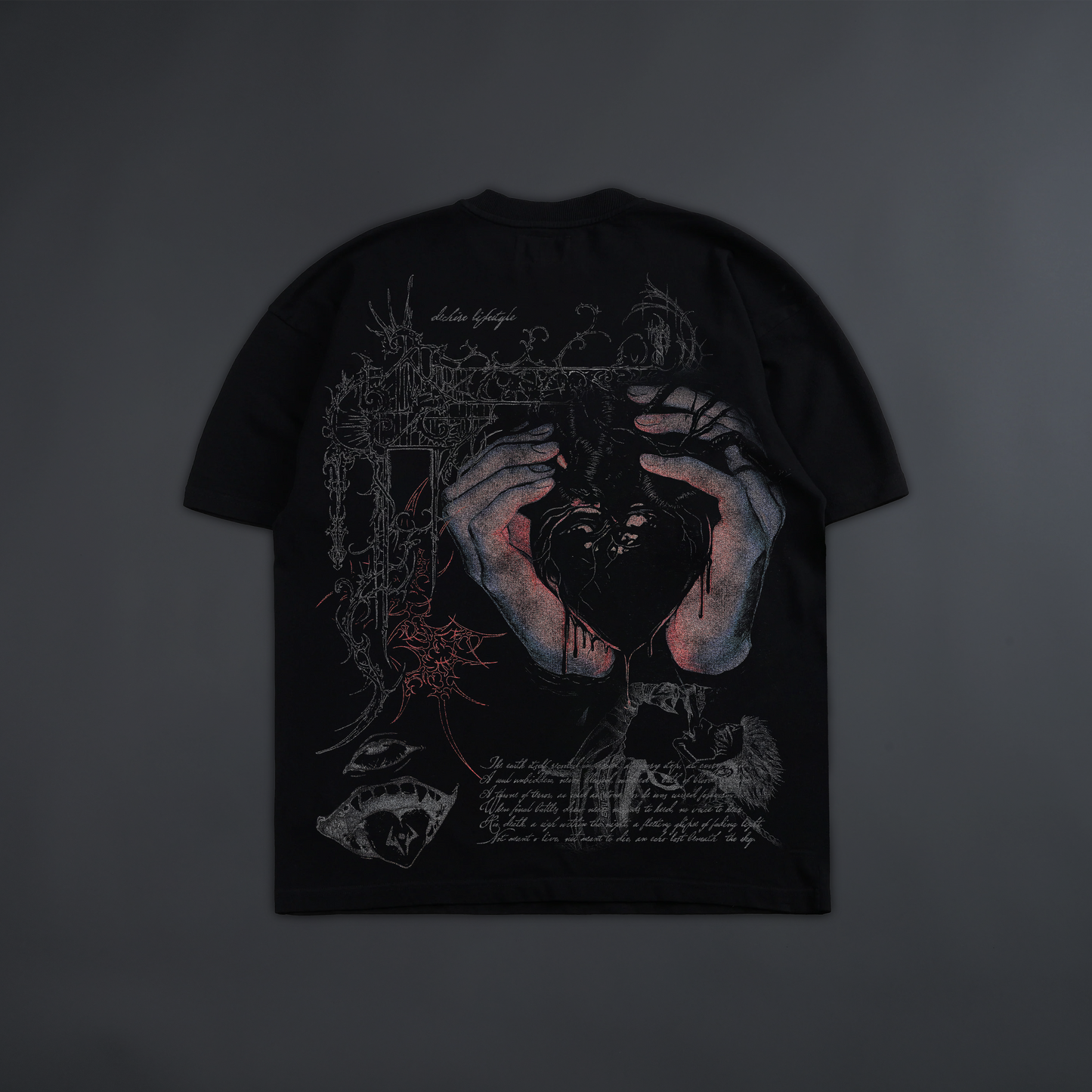 YUJI ITADORI '1 OF 200' OVERSIZED TEE IN BLACK